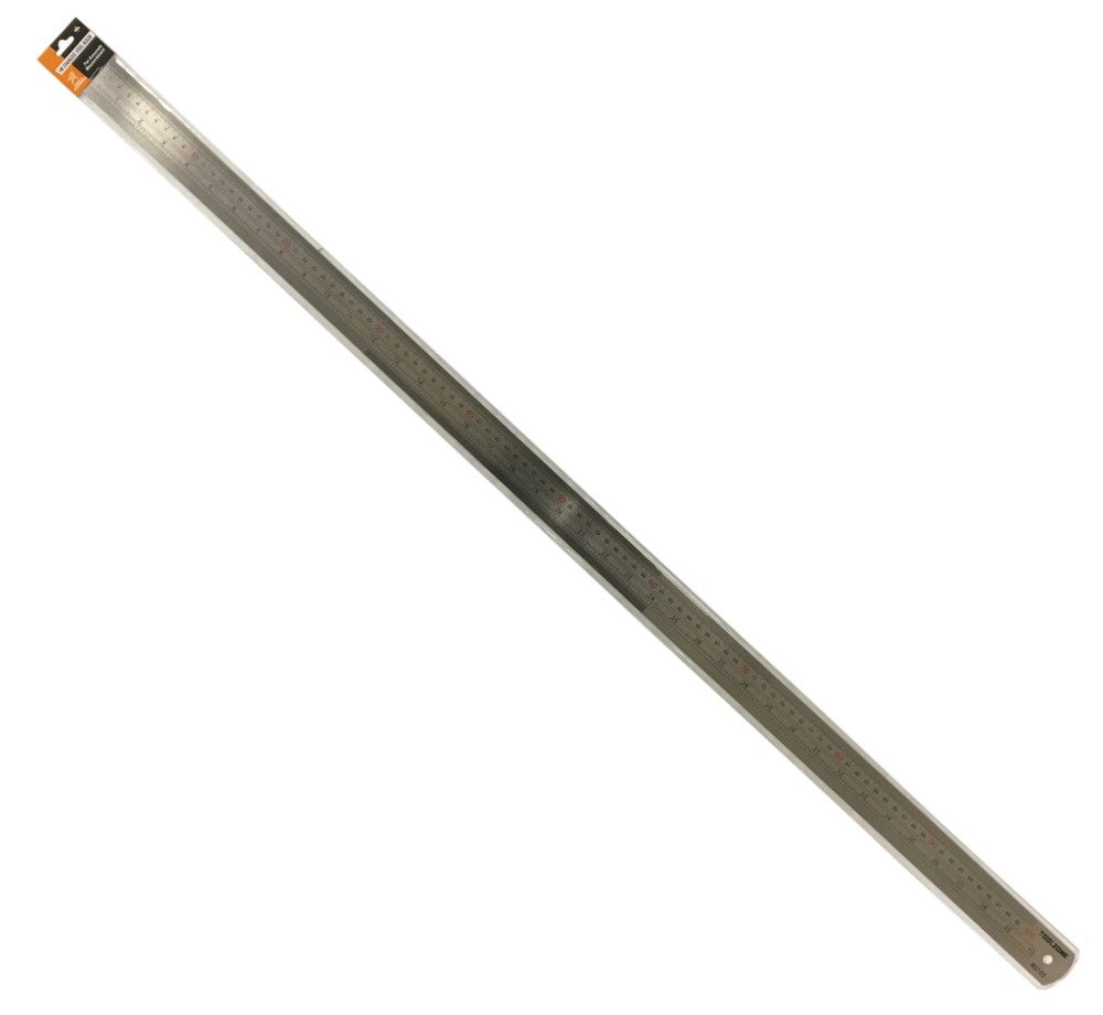 STAINLESS STEEL RULER 1m 1.5mm THICKNESS METRIC AND IMPERIAL - TOOLZONE KDPMS102