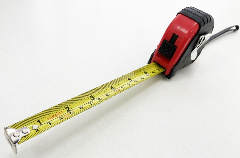 TAPE MEASURE 5m x 19mm RUBBER COATED METRIC AND IMPERIAL - TOOLZONE KDPMS123 thumbnail 5