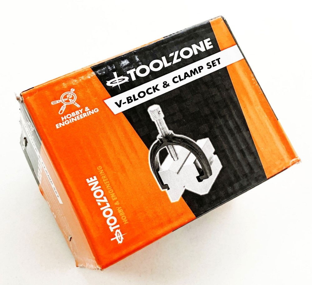 V BLOCK AND CLAMP SET PAIR 50x38x38mm MAX CAPACITY 41mm - TOOLZONE KDPMS163 thumbnail 2