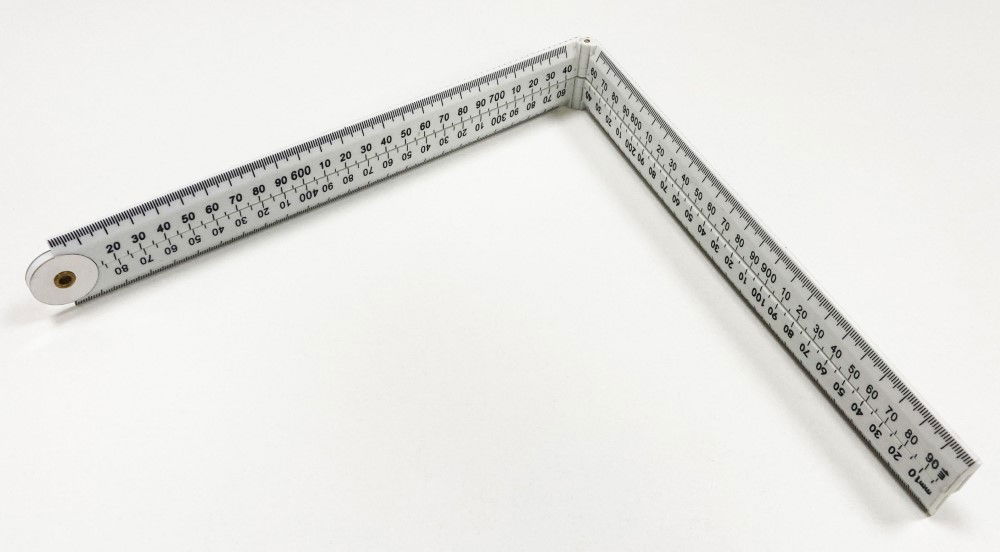 FOLDING PLASTIC RULE 1m METRIC AND IMPERIAL - TOOLZONE KDPMS165 thumbnail 6