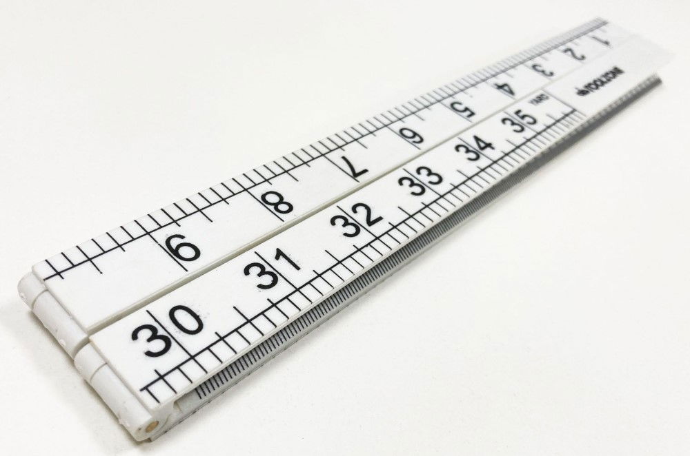 FOLDING PLASTIC RULE 1m METRIC AND IMPERIAL - TOOLZONE KDPMS165 thumbnail 7