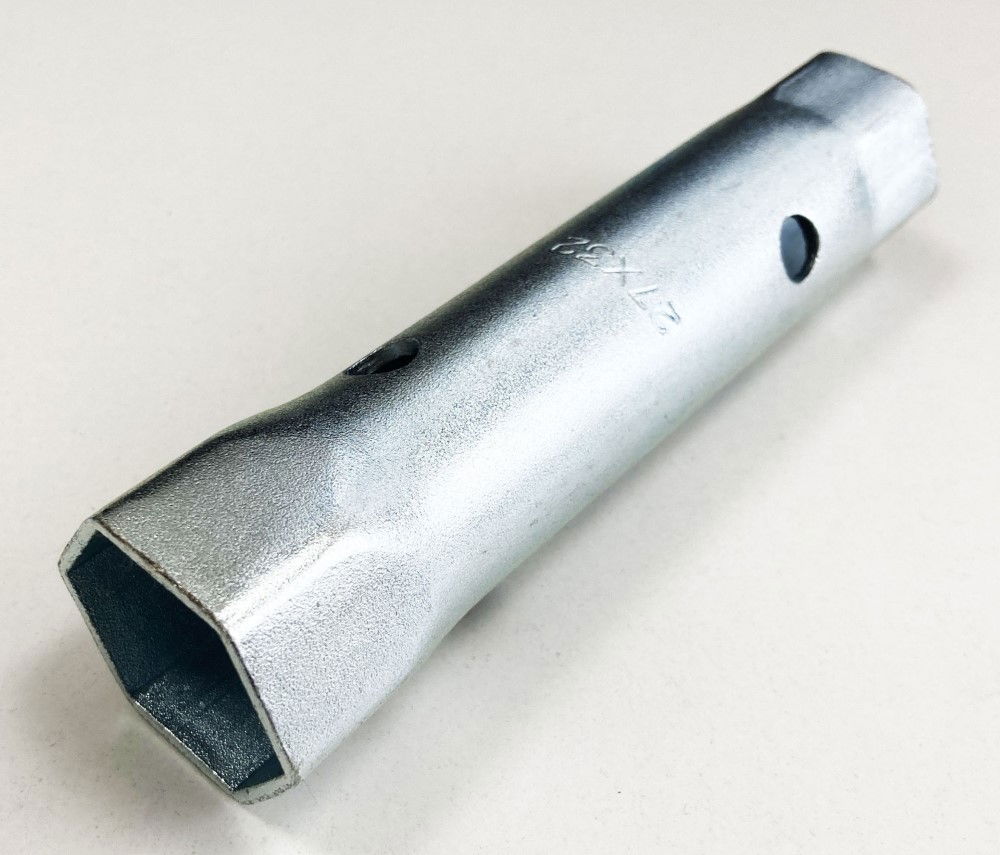 TAP BACKNUT SPANNER 27 x 32mm DOUBLE ENDED STEEL WITH TOMMY BAR - TOOLZONE KDPPB018 thumbnail 3
