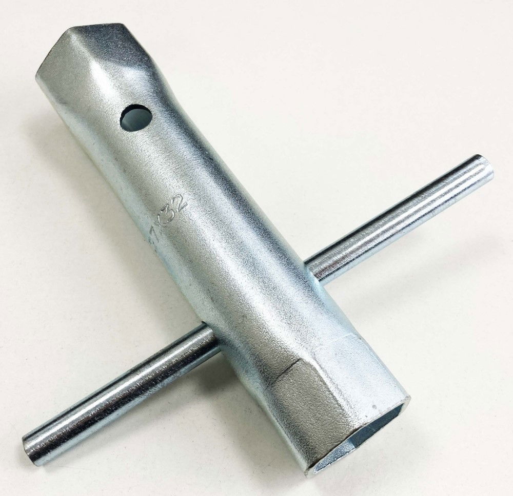 TAP BACKNUT SPANNER 27 x 32mm DOUBLE ENDED STEEL WITH TOMMY BAR - TOOLZONE KDPPB018 thumbnail 4