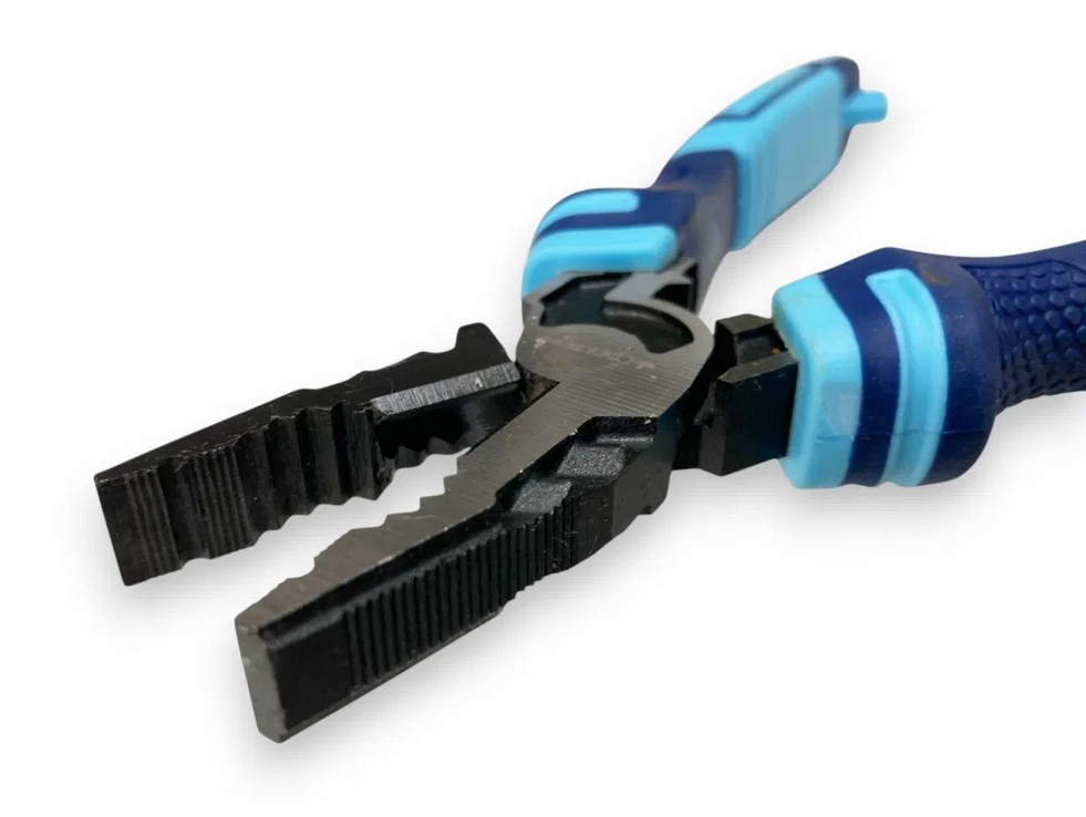 ELITE 8'' INDUSTRIAL HEAVY DUTY CUTTER GRIP COMBINATION PLIERS - TOOLZONE KDPPL114 thumbnail 3