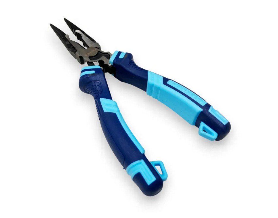 ELITE 8'' INDUSTRIAL HEAVY DUTY LONG NOSE PLIERS - TOOLZONE KDPPL115 thumbnail 2