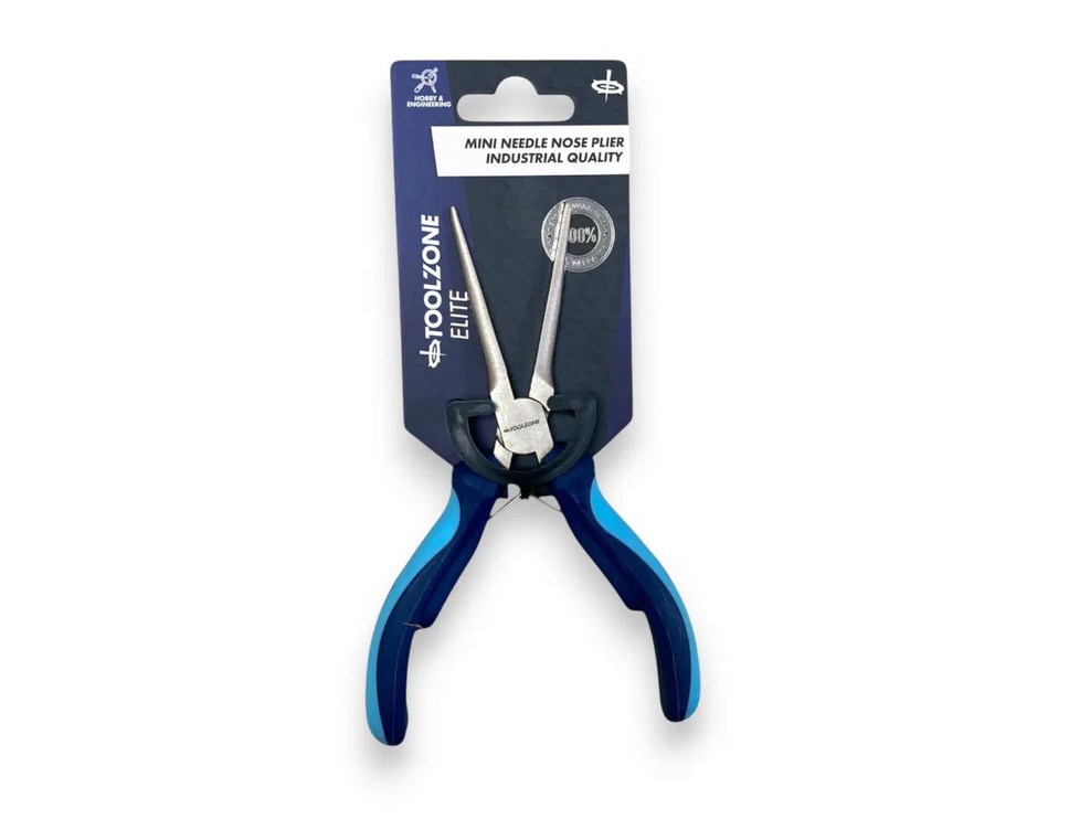 ELITE MINI NEEDLE LONG NOSE PLIERS CIRCLIP - TOOLZONE KDPPL120 image 1