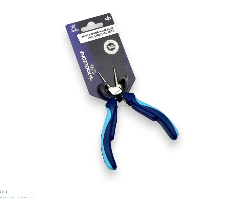 ELITE MINI ROUND NOSE PLIERS CIRCLIP - TOOLZONE KDPPL124 image 1
