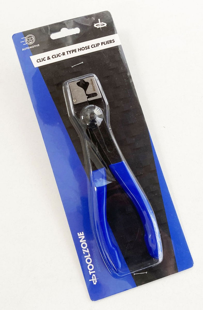 HOSE CLIP PLIER FOR CLIC AND R CLIP TYPE SPRING LOADED HANDLES - TOOLZONE KDPPL126 thumbnail 2