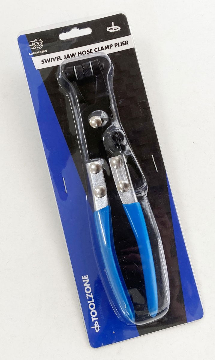 SWIVEL JAW HOSE CLIP CLAMP PLIER RATCHET OPERATION LOCK FACILITY - TOOLZONE KDPPL127 thumbnail 2