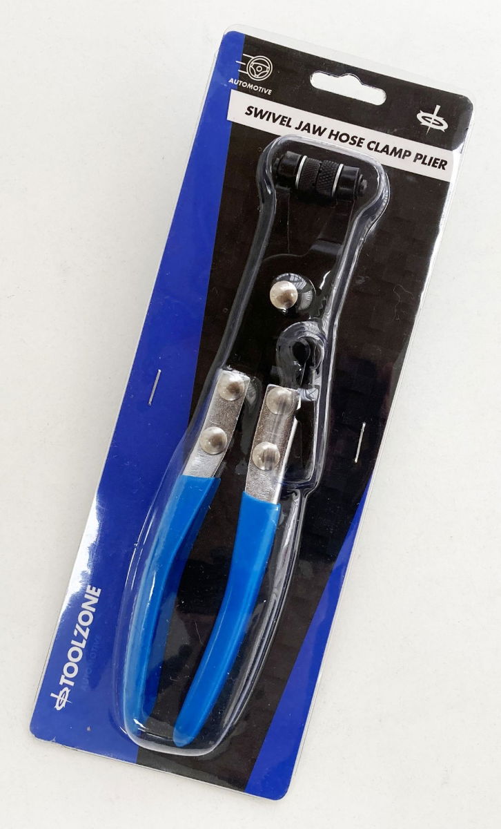 SWIVEL JAW HOSE CLIP CLAMP PLIER RATCHET OPERATION LOCK FACILITY - TOOLZONE KDPPL127 thumbnail 3