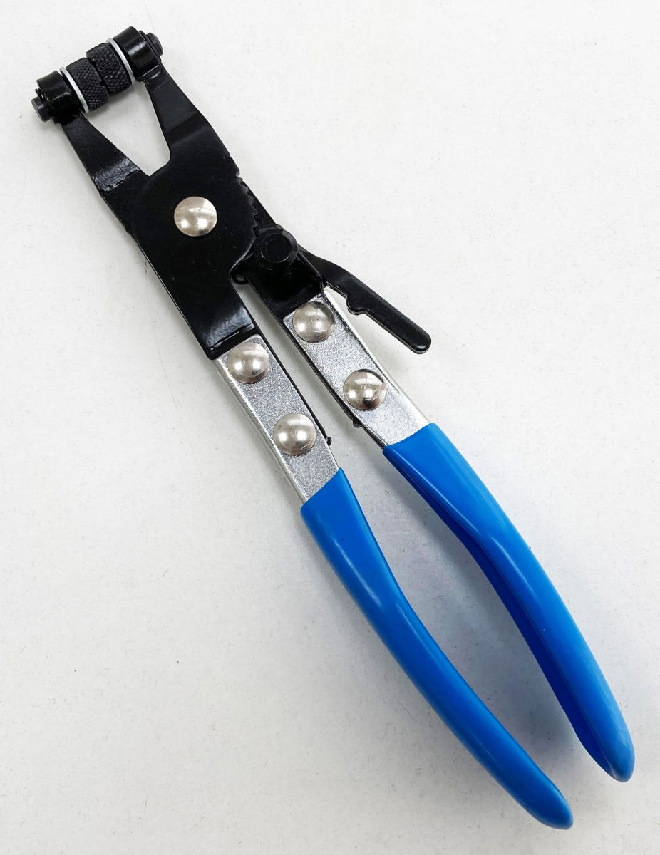 SWIVEL JAW HOSE CLIP CLAMP PLIER RATCHET OPERATION LOCK FACILITY - TOOLZONE KDPPL127 thumbnail 4