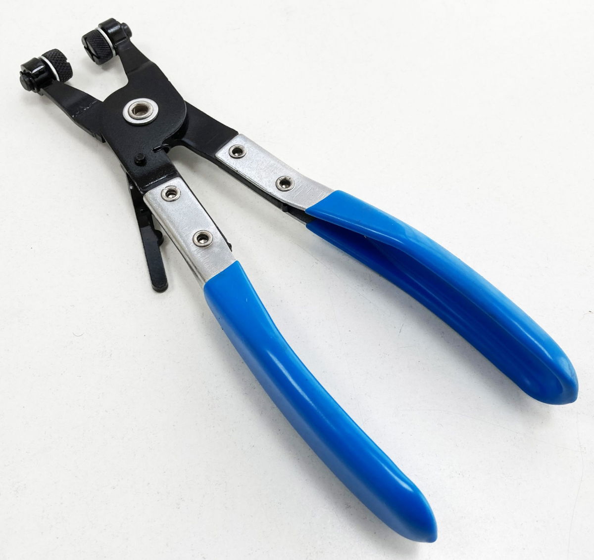 SWIVEL JAW HOSE CLIP CLAMP PLIER RATCHET OPERATION LOCK FACILITY - TOOLZONE KDPPL127 thumbnail 7