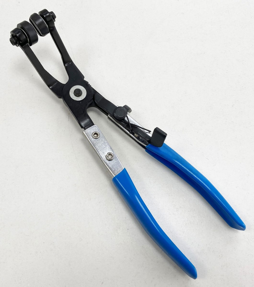 ANGLED HOSE CLIP CLAMP PLIER SWIVEL JAWS - TOOLZONE KDPPL128 thumbnail 4