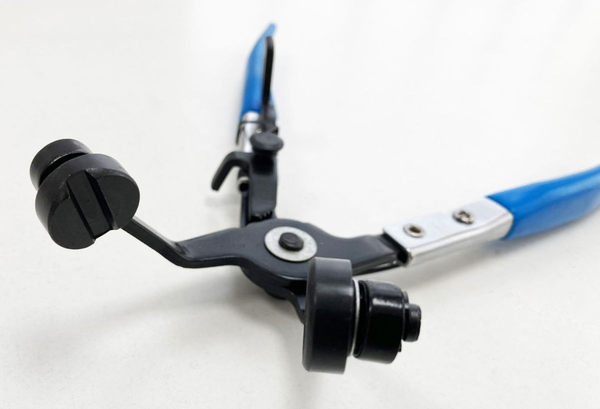 ANGLED HOSE CLIP CLAMP PLIER SWIVEL JAWS - TOOLZONE KDPPL128 thumbnail 8
