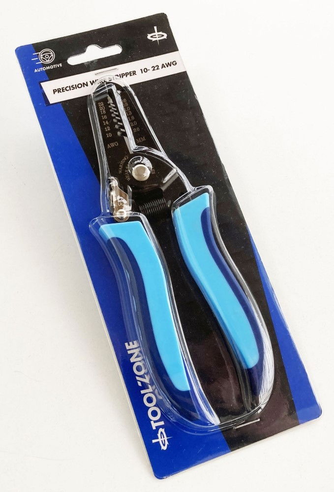 WIRE STRIP PLIERS 10-22 swg SPRING LOADED LOCKING CATCH - TOOLZONE KDPPL129 thumbnail 2