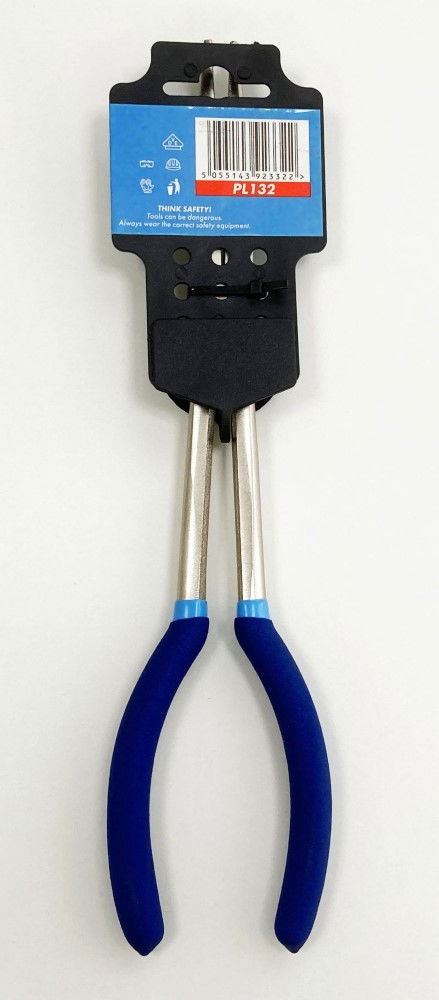 LONG NOSE PLIERS STRAIGHT 11 CRV SOFT GRIP HANDLES - TOOLZONE KDPPL132 thumbnail 3