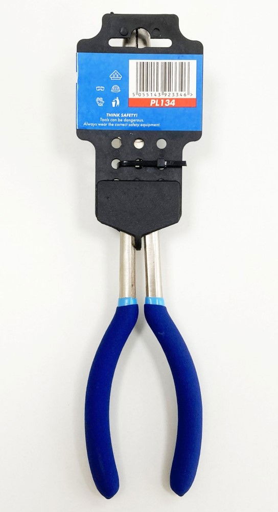 BENT NOSE PLIERS 90 DEGREE 11 CRV SOFT GRIP HANDLES - TOOLZONE KDPPL134 thumbnail 3