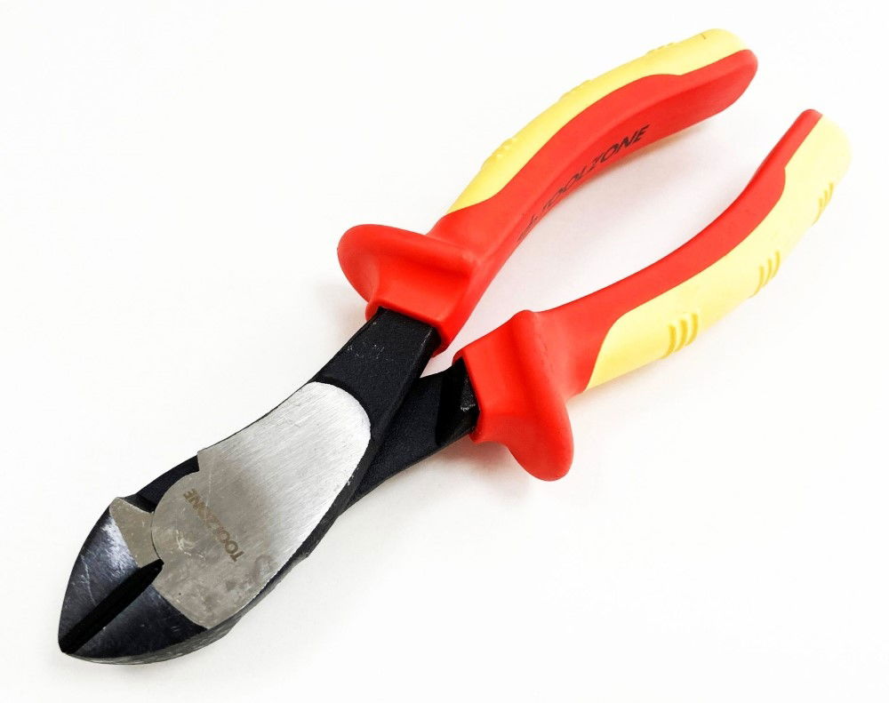 SIDE CUTTER PLIER VDE 7 1/2 6150 CRV STEEL 1000V - TOOLZONE KDPPL135 thumbnail 4