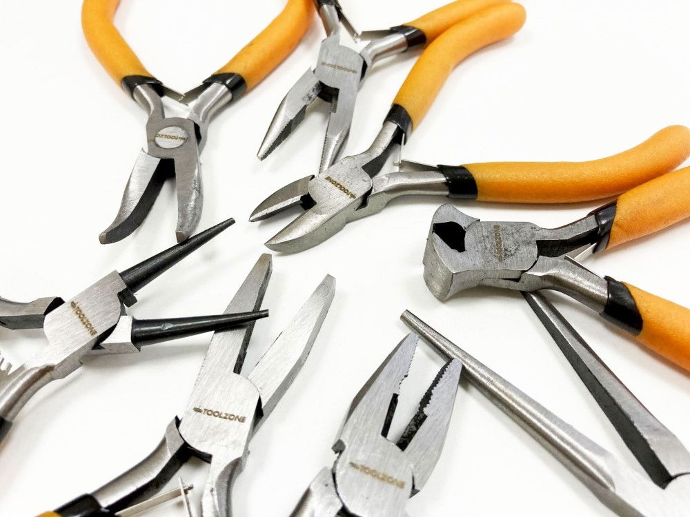 MINI PLIER SET ASSORTED 8PC CHROME VANADIUM STEEL - TOOLZONE KDPPL137 thumbnail 8