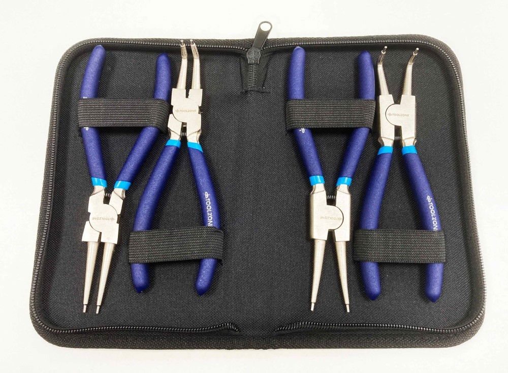 CIRCLIP PLIER SET 4PC 7 CRV 6150 DROP FORGED STEEL - TOOLZONE KDPPL138 thumbnail 7