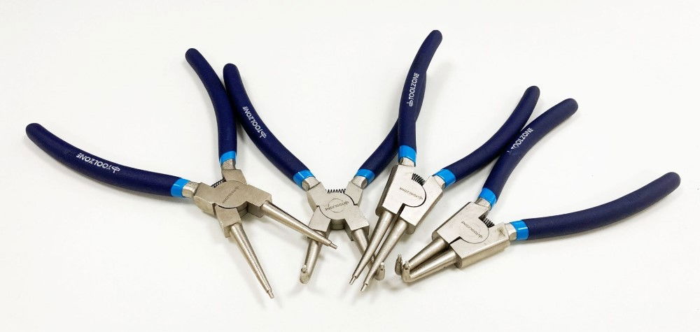 CIRCLIP PLIER SET 4PC 9 CRV 6150 DROP FORGED STEEL - TOOLZONE KDPPL139 thumbnail 5