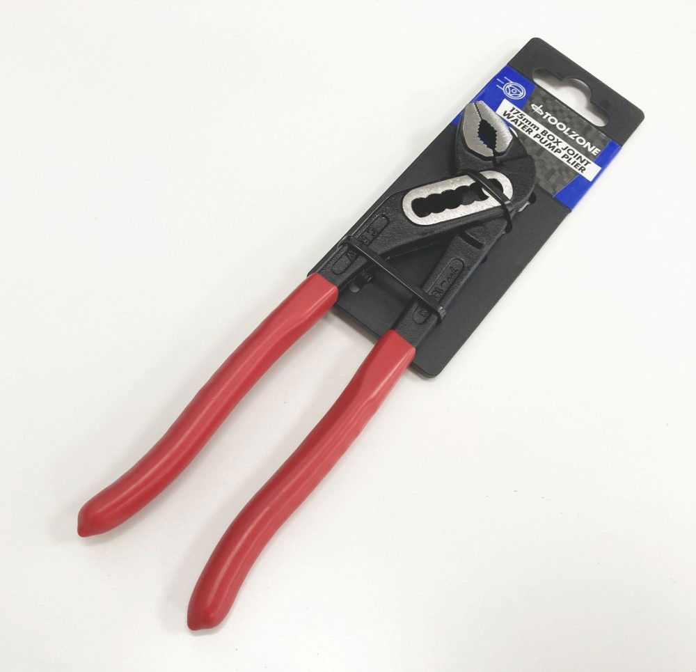 WATER PUMP PLIERS BOX JOINT 180mm CRV BLACK FINISH - TOOLZONE KDPPL141 thumbnail 2