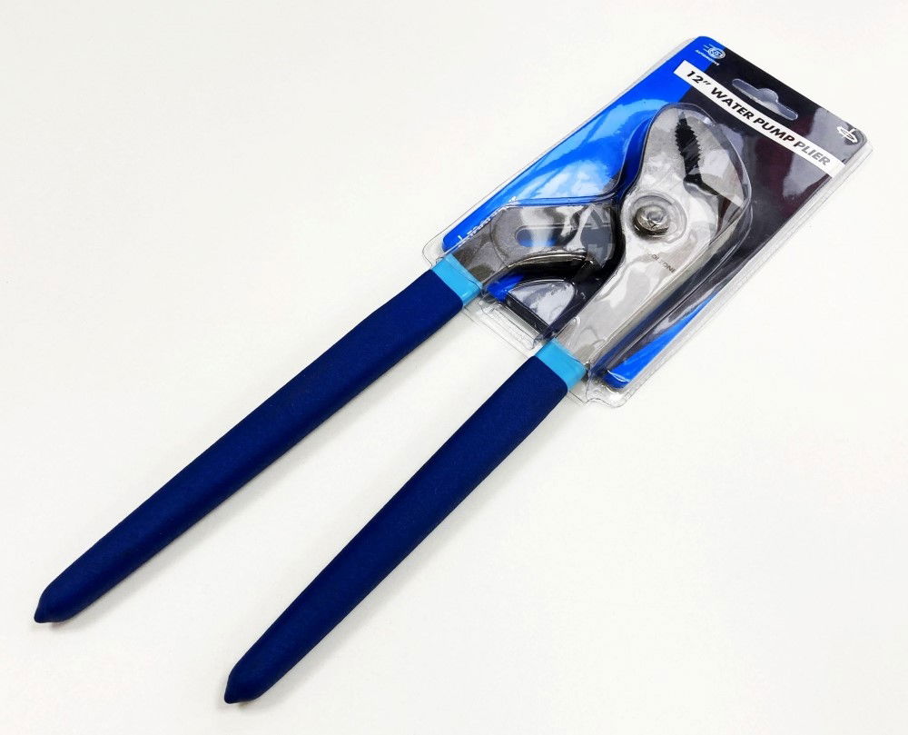 WATER PUMP PLIERS 12 SATIN FINISH GROOVE JOINT - TOOLZONE KDPPL161 thumbnail 2