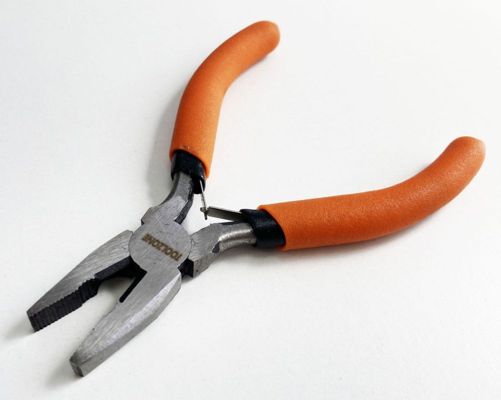 MINI COMBINATION PLIERS SPRING LOADED FOAM HANDLES - TOOLZONE KDPPL174 thumbnail 2