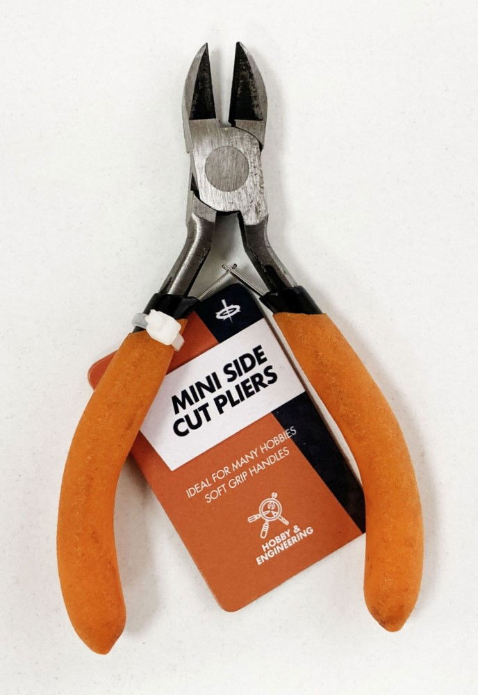 MINI SIDE CUT PLIERS SPRING LOADED FOAM HANDLES - TOOLZONE KDPPL175 image 1