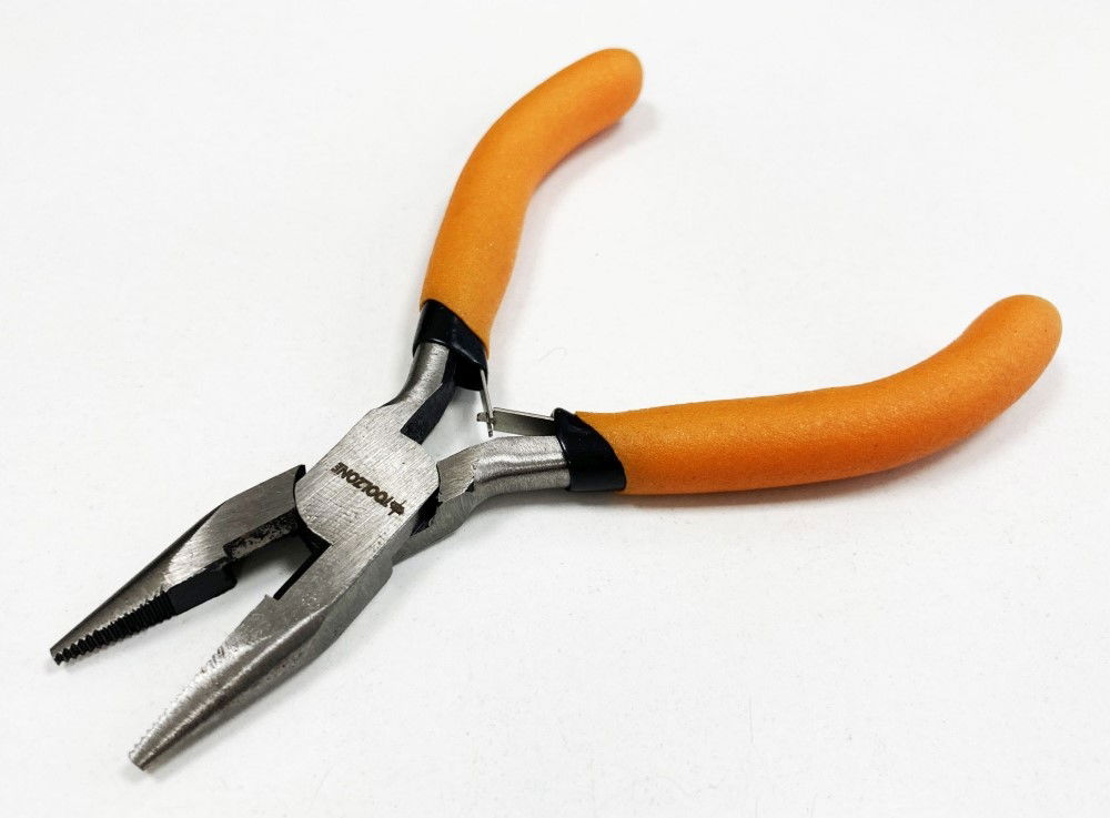 MINI LONG NOSE PLIER SPRING LOADED FOAM HANDLES - TOOLZONE KDPPL176 thumbnail 2