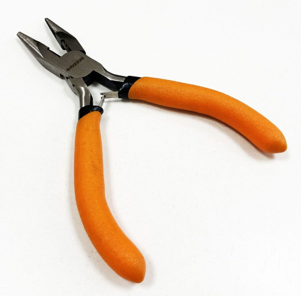 MINI LONG NOSE PLIER SPRING LOADED FOAM HANDLES - TOOLZONE KDPPL176 thumbnail 3