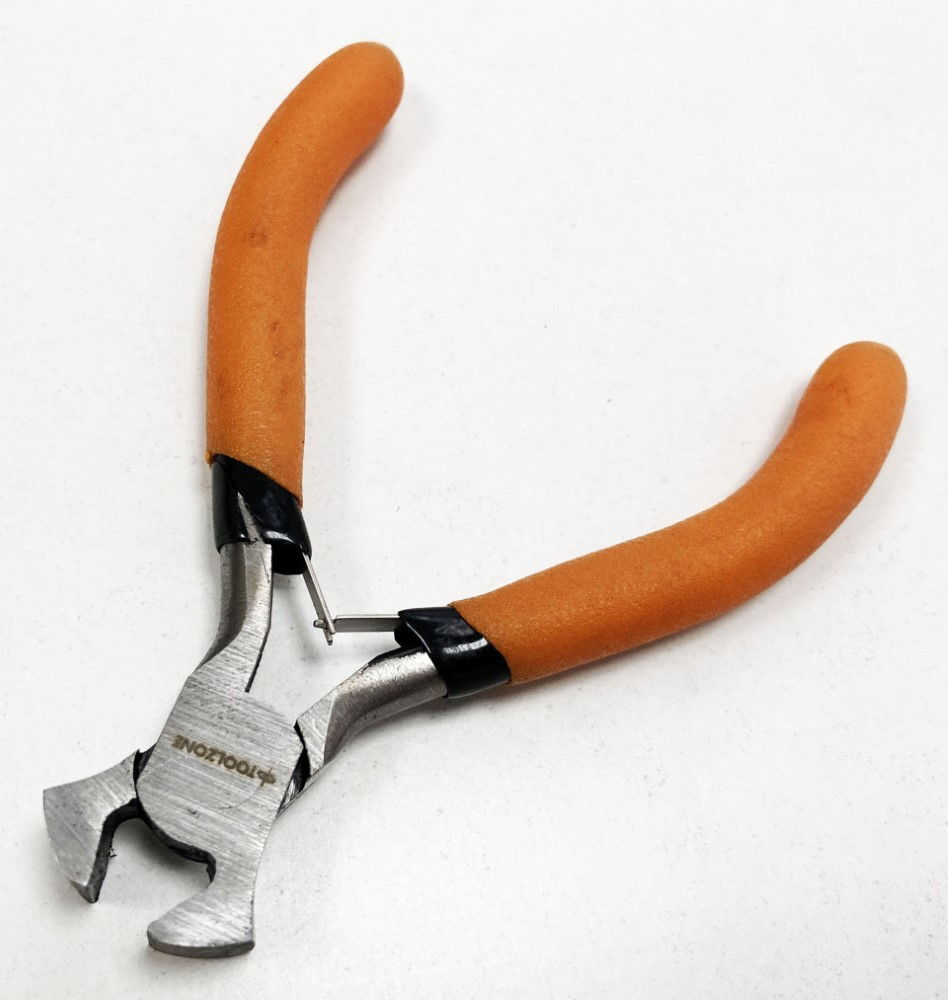 MINI END CUT PLIERS SPRING LOADED FOAM HANDLES - TOOLZONE KDPPL178 thumbnail 2