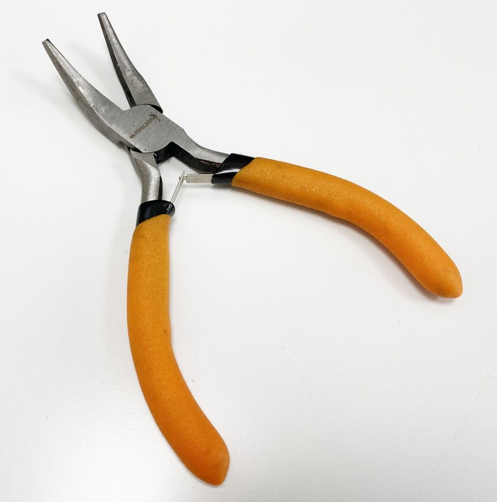 MINI BENT NOSE PLIER SPRING LOADED FOAM HANDLES - TOOLZONE KDPPL179 thumbnail 3