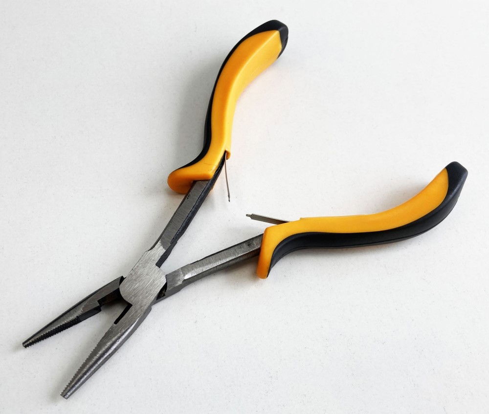 PRECISION LONG NOSE PLIERS LEAF SPRING CARBON STEEL - TOOLZONE KDPPL185 thumbnail 3