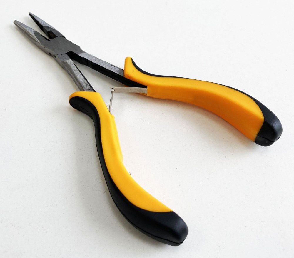 PRECISION LONG NOSE PLIERS LEAF SPRING CARBON STEEL - TOOLZONE KDPPL185 thumbnail 4