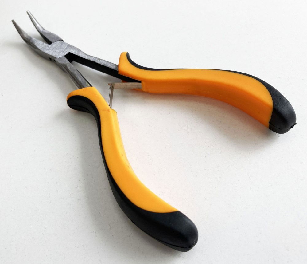 PRECISION BENT NOSE PLIERS LEAF SPRING CARBON STEEL - TOOLZONE KDPPL186 thumbnail 4