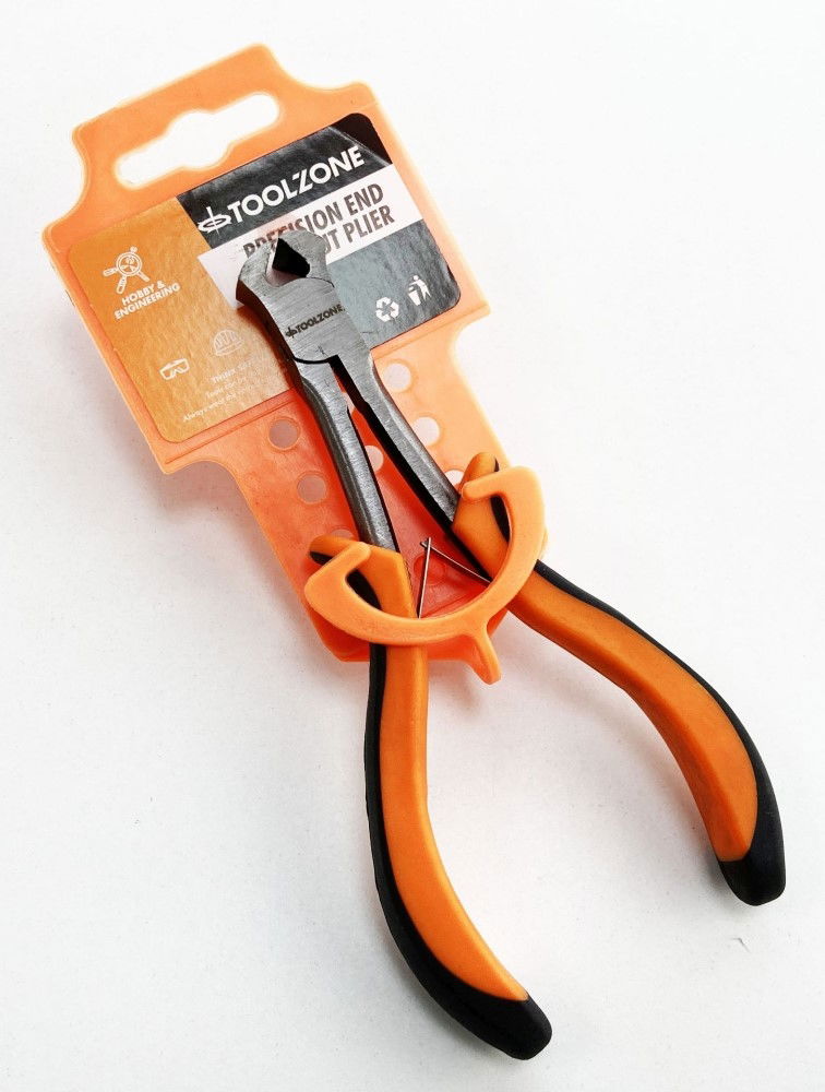 PRECISION END CUT PLIERS LEAF SPRING CARBON STEEL - TOOLZONE KDPPL188 thumbnail 2