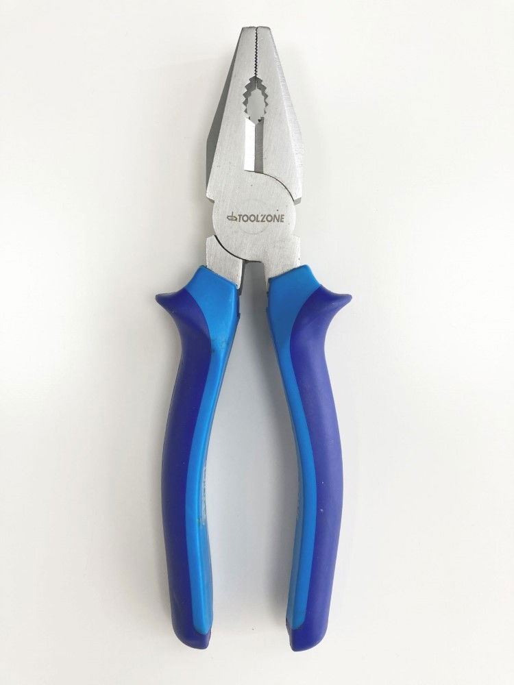 COMBINATION PLIER HEAVY DUTY 8 SATIN FINISH DROP FORGED STEEL - TOOLZONE KDPPL206 thumbnail 3