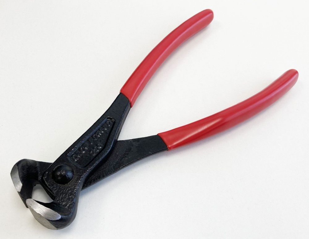 END CUT PLIERS 8 RED PVC DIPPED HANDLES - TOOLZONE KDPPL224 thumbnail 4