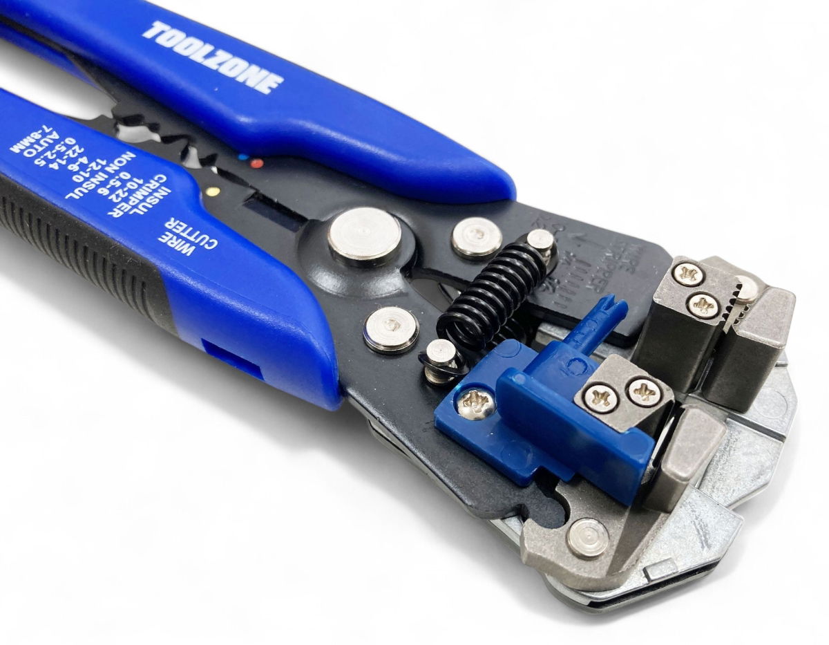 AUTO STRIPPER AND CRIMPER 10-24 awg 0.13-6.0mm² BLUE - TOOLZONE KDPPL256 thumbnail 7