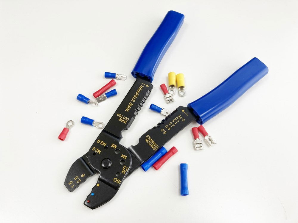 CRIMPING TOOL AND TERMINAL SET 101PC INSULATED TERMINALS 22-10 awg - TOOLZONE KDPPL262 thumbnail 5