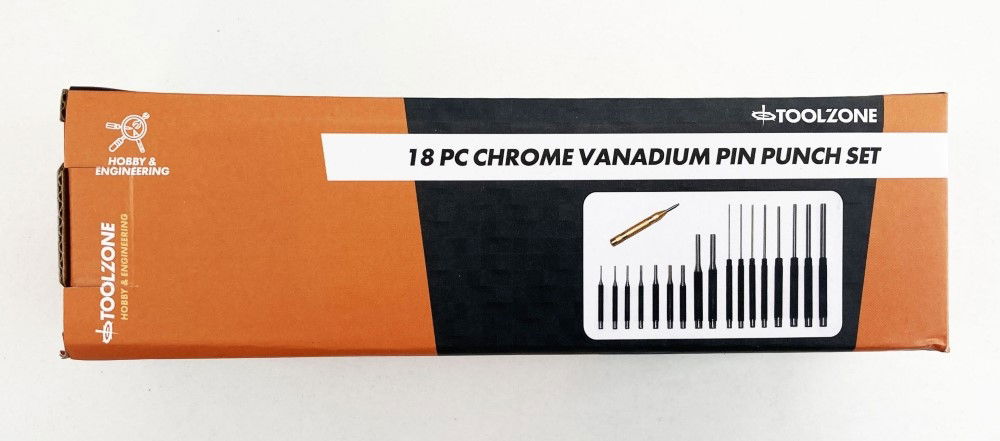 PUNCH SET 18PC CRV 1.5mm-9.5mm TETRON WALLET - TOOLZONE KDPPN011 image 1