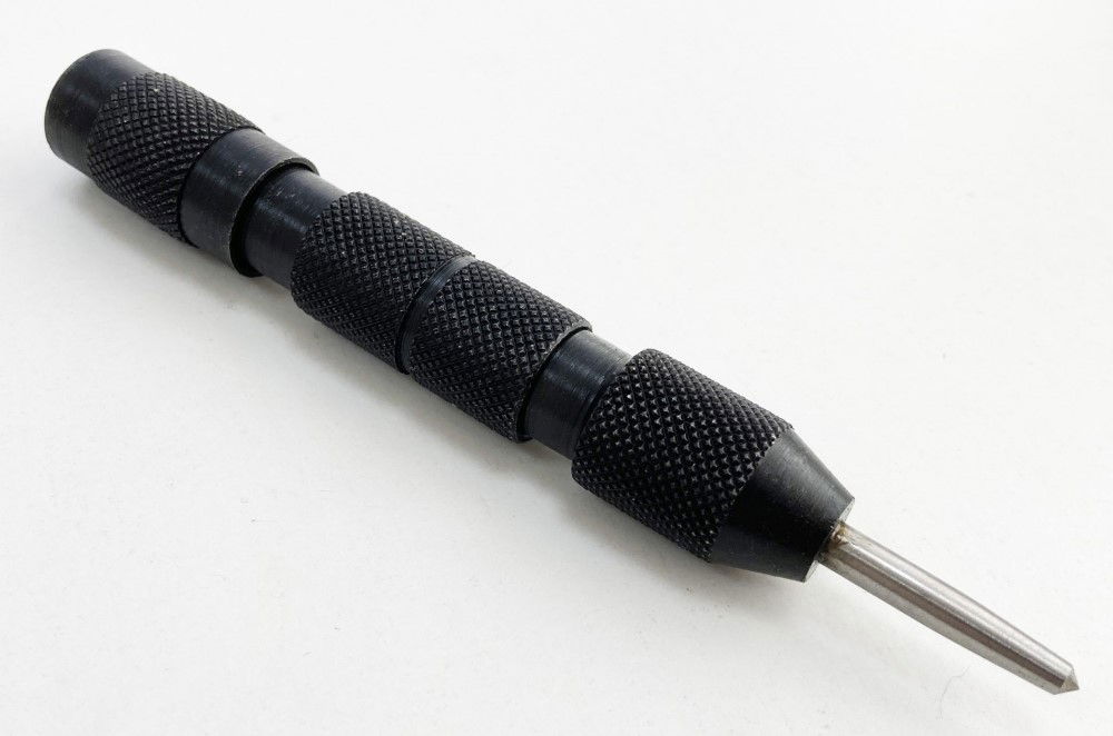 AUTO CENTRE PUNCH 135 x 20mm KNURLED STEEL BODY - TOOLZONE KDPPN015 thumbnail 3