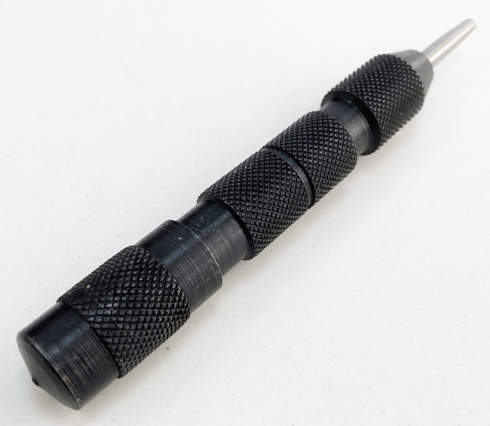 AUTO CENTRE PUNCH 135 x 20mm KNURLED STEEL BODY - TOOLZONE KDPPN015 thumbnail 4