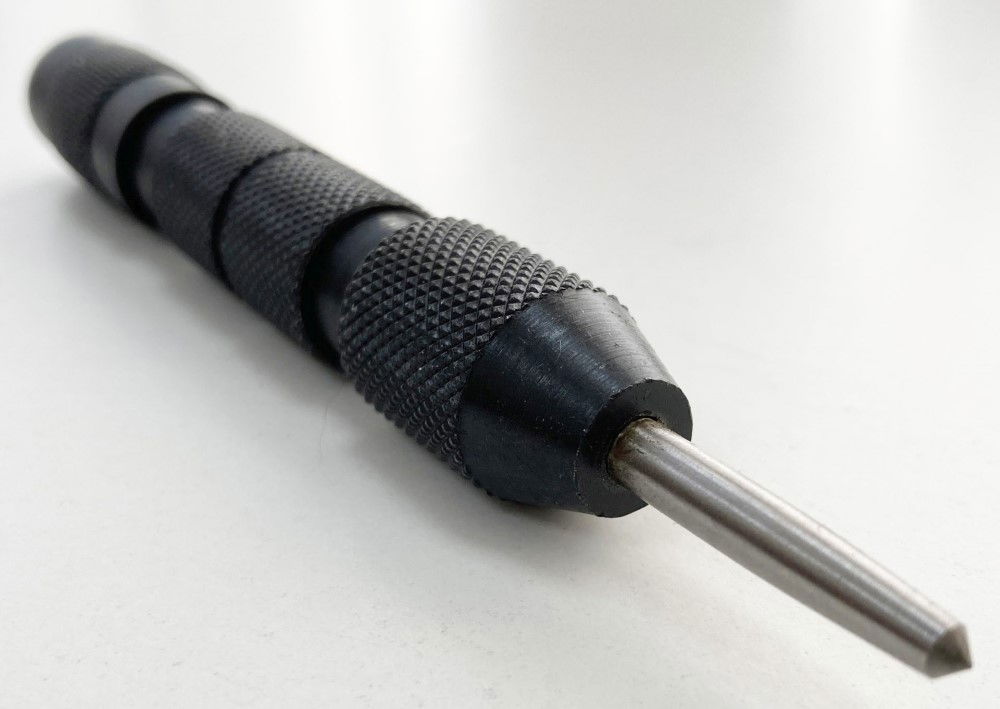 AUTO CENTRE PUNCH 135 x 20mm KNURLED STEEL BODY - TOOLZONE KDPPN015 thumbnail 5