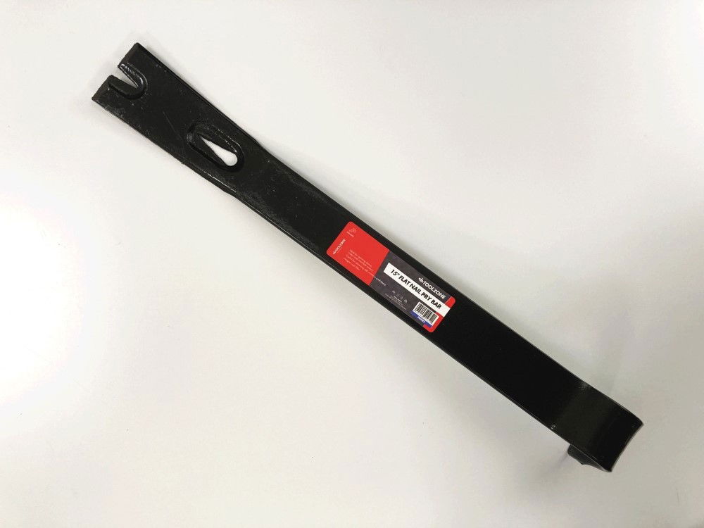 NAIL PRY BAR FLAT 15 FORGED CARBON STEEL - TOOLZONE KDPPN082 image 1