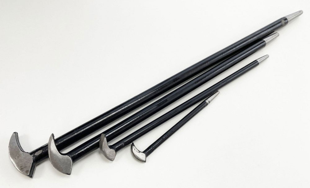 PRY BAR SET HEEL & TOE 4PC 6, 12, 16, 20 DROP FORGED - TOOLZONE KDPPN087 thumbnail 4