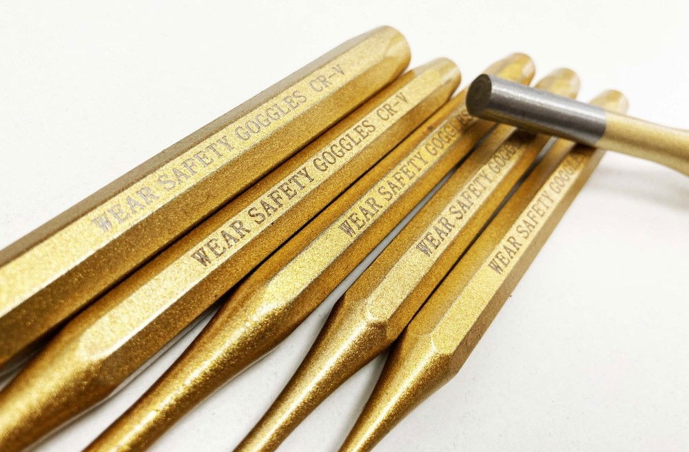 PIN PUNCH SET 6PC 3mm, 4mm, 5mm, 6mm, 7mm, 8mm CHROME VANADIUM - TOOLZONE KDPPN101 thumbnail 4