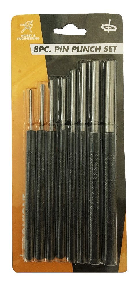 PIN PUNCH SET 8PC 3/32 TO 3/8 - TOOLZONE KDPPN140 image 1