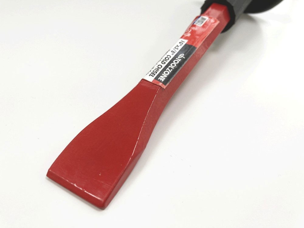 COLD CHISEL 10 x 5/8 WITH PLASTIC HAND GUARD - TOOLZONE KDPPN147 thumbnail 5